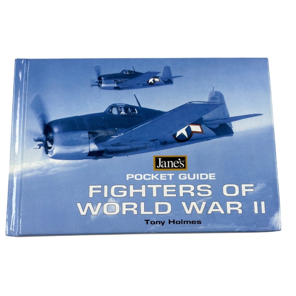 Jane's‎ Pocket Guide Fighters of World War II Book Military VTG History